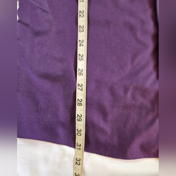 Gold Label Roundtree & Yorke Mens Purple Button Up Long Sleeve Shirt Size 15 1/2 - Picture 8 of 12
